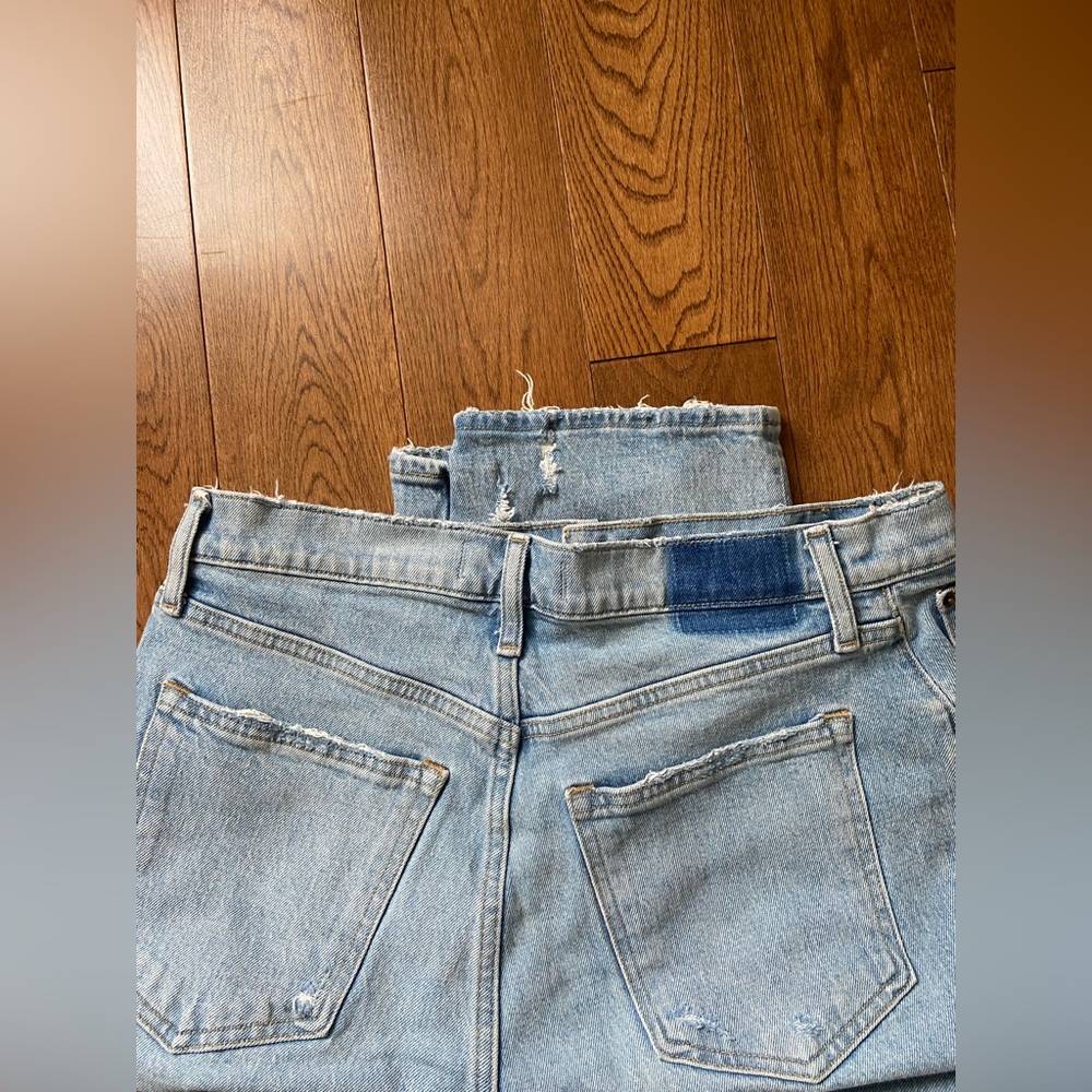 Abercrombie & Fitch Light Blue Straight Leg Jeans - Picture 4 of 4